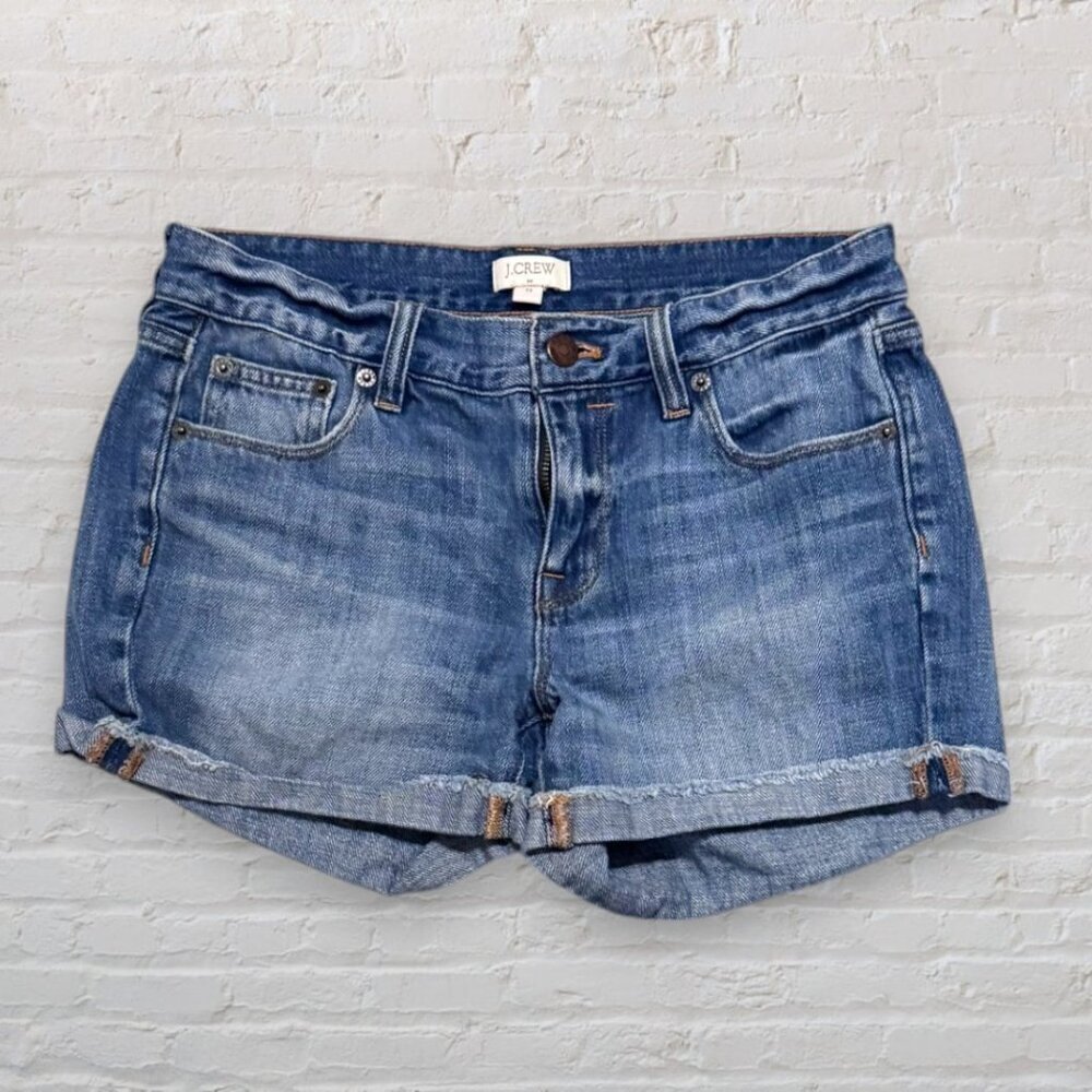 J CREW 100% Cotton Denim Jeans Shorts Size 25